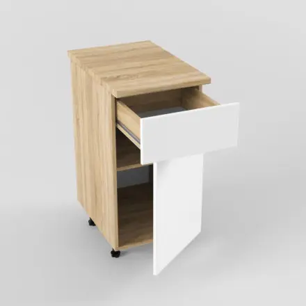 Кухня «Шкаф нижний 400 1 ящик 1 дверь Тальк»