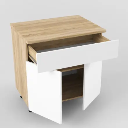 Кухня «Шкаф нижний 800 1 ящик 2 двери Тальк»