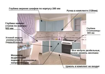 РоялВуд Голубой Прованс - 6 (1200х1800 мм)